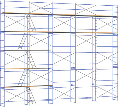 Леса строительные Инолта ЛРСП-40 3x2 / lrsp-40