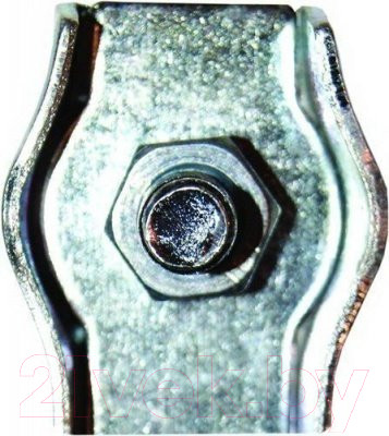 Зажим для каната ЕКТ 3мм Одинарный / B007827 (4шт, оцинкованный)