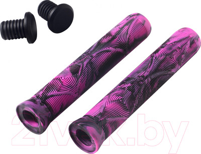 Грипсы для самоката Stattum SG12-BP (черно-фиолетовый)