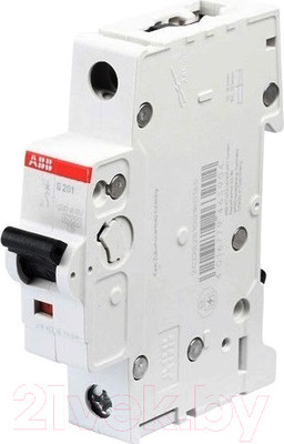 Выключатель автоматический ABB S 201 1P С 2А 6кА 1M / 2CDS251001R0024