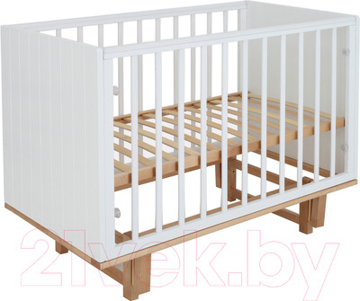 Детская кровать-трансформер Rant Bamboo / 768 (Cloud White)