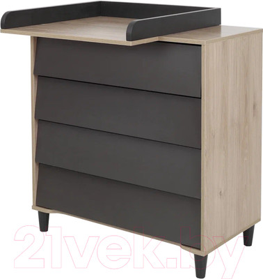 Комод пеленальный Rant Bergen / 105 (Moon Grey)