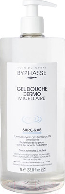Гель для душа Byphasse Surgras Мицеллярный для сухой и нормальной кожи (1л)