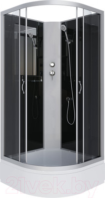 Душевая кабина Niagara NG-3501-14BK 90x90 (гидромассаж, тонированное стекло)