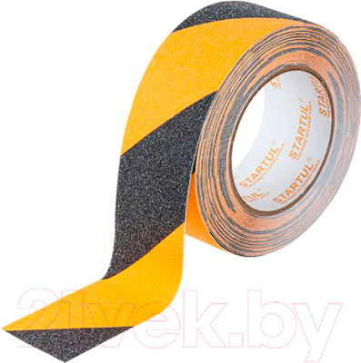 Скотч противоскользящий Startul ST9023-50-10 (черно-желтый)