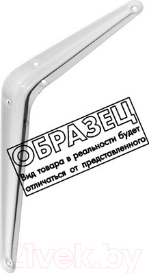 Кронштейн крепежный ЕКТ 125x150мм Стальной С ребром жесткости / CV501867 (черный)