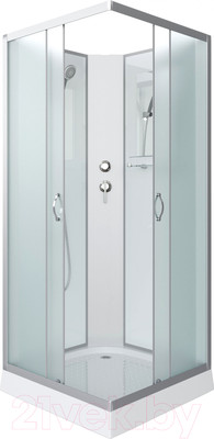 Душевая кабина Niagara 90х90 / NG-1101-14BK (матовое стекло)