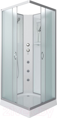 Душевая кабина Niagara 90х90 / NG-1101-14BKG (матовое стекло)