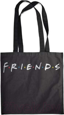 Сумка-шоппер Эксмо Friends / 9785041188122 (черный)