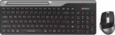 Комплект клавиатура и мышь A4Tech Wireless Desktop Fstyler FB2535C (Smoky Grey)