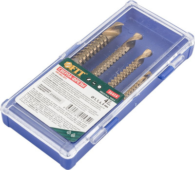 Набор сверл FIT Титановое покрытие / 36414 (4шт)