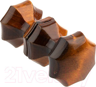 Ручка дверная Apecs Йо-палисандр (фигурная)