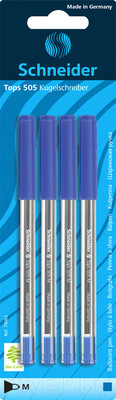 Набор шариковых ручек Schneider Tops 505 M / 75063 (4шт)