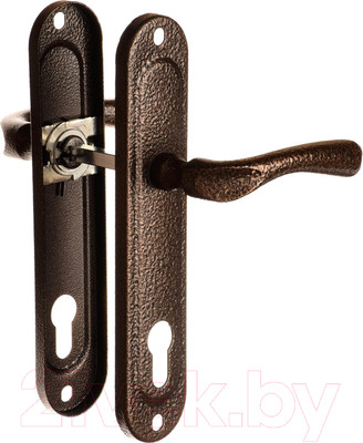 Ручка дверная VELA V-0123-AC-PP (медный антик)