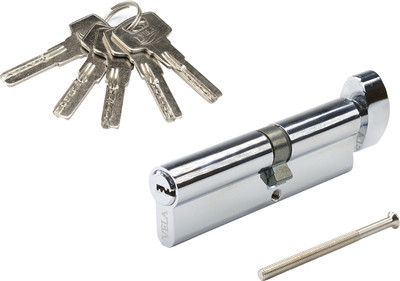 Цилиндровый механизм замка VELA ZZ-80(35T/45)-T-CR (хром)