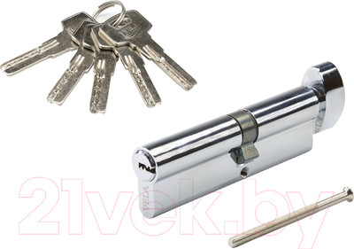 Цилиндровый механизм замка VELA ZZ-90-T-CR (хром)