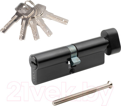 Цилиндровый механизм замка VELA ZZ-90-T-Black (черный)