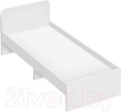 Односпальная кровать Артём-Мебель СН 120.02-900 (белый)