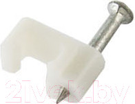 Скоба гвоздевая TDM SQ0513-0009 (белый, 50шт)