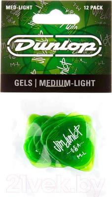 Набор медиаторов Dunlop Manufacturing Gels 486PML (12шт)