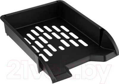 Лоток для бумаг Стамм Лидер / ЛТГ-30465 (черный)