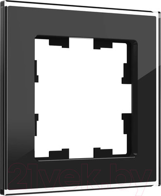 Рамка для выключателей и розеток IEK Brite BR-M12-G-K02 (черный)
