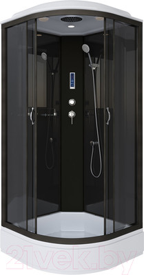 Душевая кабина Niagara NG-6501-14P 90x90x215 (тонированное стекло/черный)