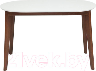 Обеденный стол Tetchair Bosco раскладной (белый/коричневый)