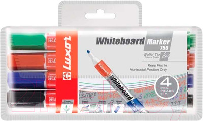 Набор маркеров Luxor 3380/4WT (4шт)