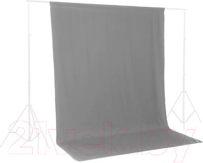 Фон тканевый RayLab RL-BP01 (2x3м, серый)