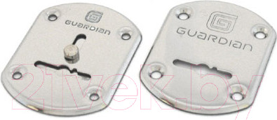 Накладка под сувальдный ключ Гардиан ГХ 21 Cо шторкой (хром)