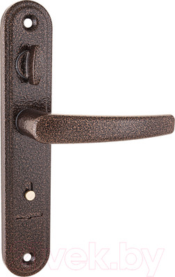 Ручка дверная Гардиан 41.12 Вега для замка 30.12 (медный антик)