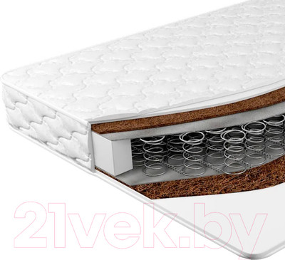 Матрас Sonline Люкс Кокос Боннель 80x190 (жаккард хлопковый)