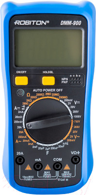 Мультиметр цифровой Robiton Master DMM-900 BL1 / БЛ13357