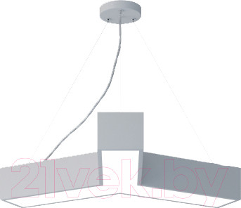 Потолочный светильник ЭРА Geometria Igrek SPO-141-W-40K-028 / Б0058884