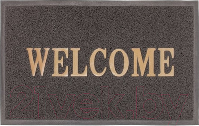 Коврик грязезащитный ComeForte Welcome 50x80 (серый)
