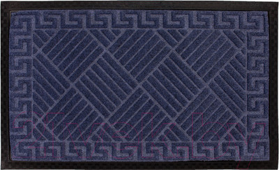 Коврик грязезащитный ComeForte Уют Классик 80x120 (серый)