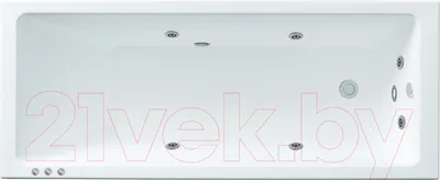 Ванна акриловая Triton Аура 170x70 Релакс Flat (с гидромассажем)