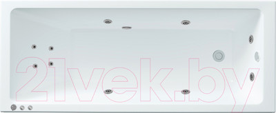 Ванна акриловая Triton Аура 170x70 Стандарт Flat (с гидромассажем)