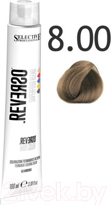Крем-краска для волос Selective Professional Reverso Superfood 8.00 / 89800 (100мл, светлый блондин интенсивный)