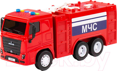 Автомобиль игрушечный Полесье Маз пожарный со светом и звуком / 94094 (инерционный)