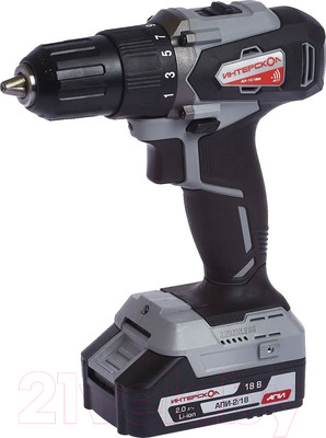 Аккумуляторная дрель-шуруповерт Интерскол ДА-13/18ВК (575.2.2.77)