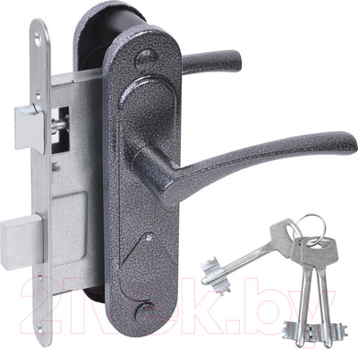 Замок врезной Зенит Абсолют ЗВ9.2-07 (серебро антик)