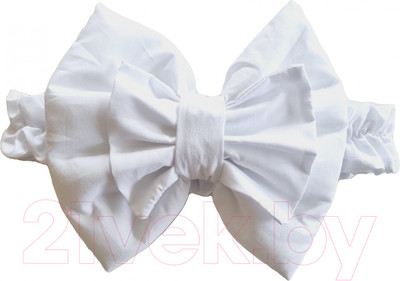 Бант на выписку Sofi 5000 (бязь, белый)
