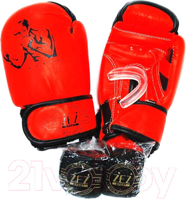 Набор для бокса детский ZEZ Sport Fighter-6-OZ