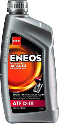 Трансмиссионное масло Eneos ATF D-III / EU0070401N (1л)
