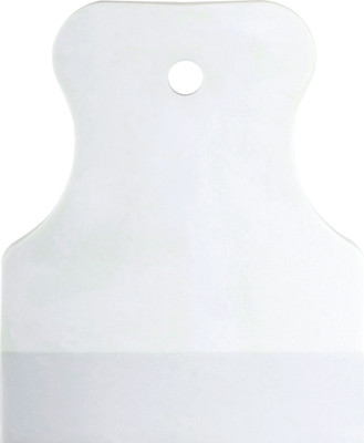 Шпатель FIT Резиновый 80мм / 06863 (белый)