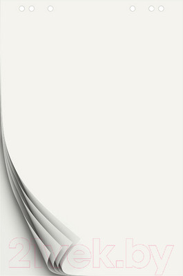 Бумага для флипчарта OfficeSpace 67.5x98см / 235021 (20л, белый)