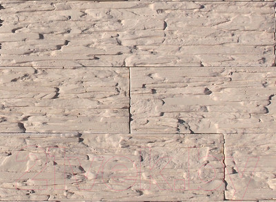 Декоративный камень гипсовый Polinka Сланец саянский угловой элемент У0102 (бежевый)