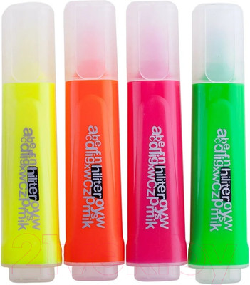 Набор маркеров Luxor Textliter / 4010 T/4 WT (4цв)